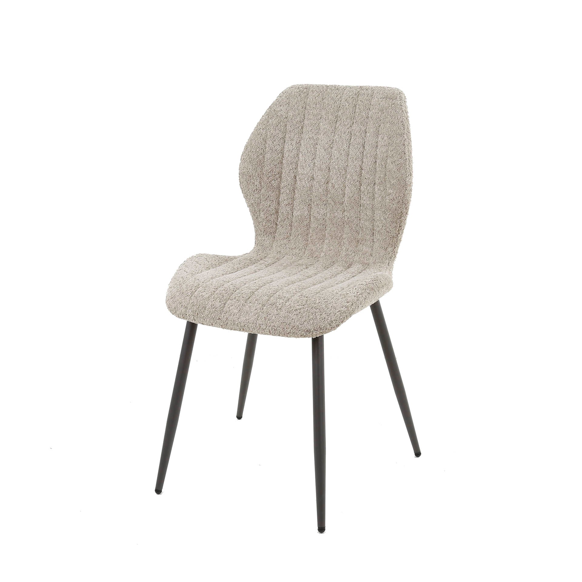 Eetkamerstoel Collin | Beige Bouclé