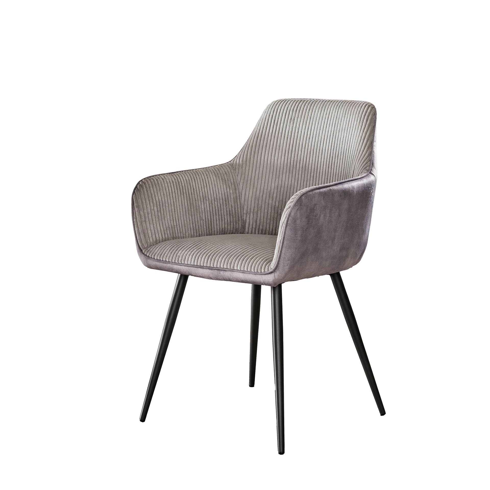 Eetkamerstoel Washington | Zilver Ribcord