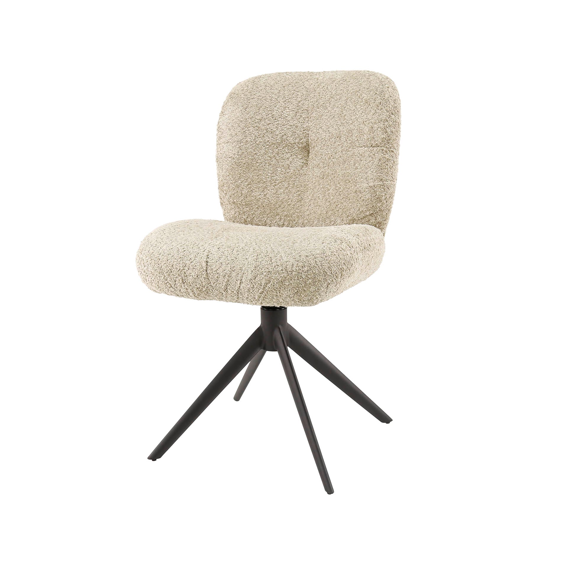 Eetkamerstoel Read | Beige Bouclé