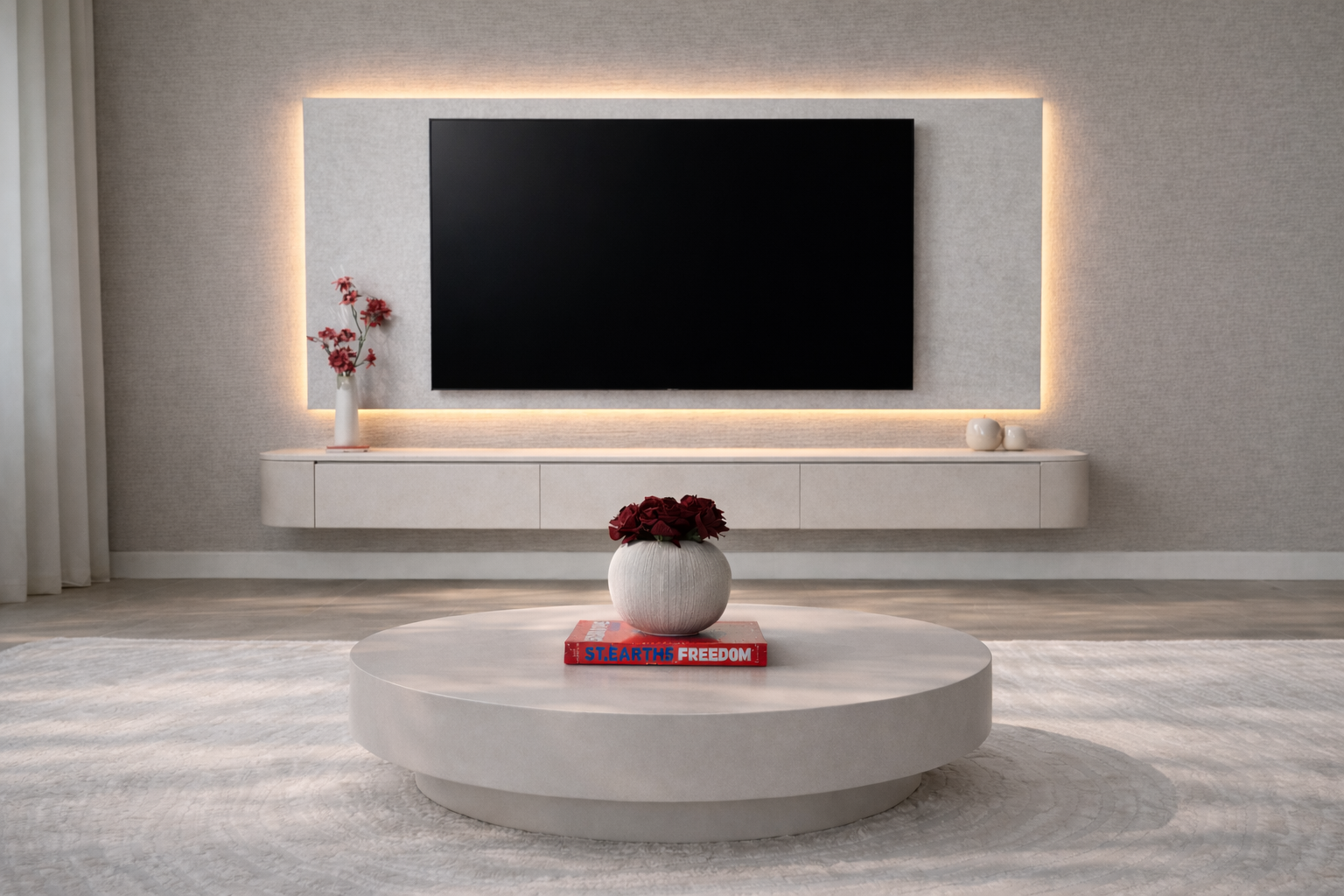 Japandi Tv Meubel Beige