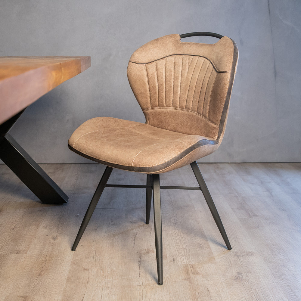 Eetkamerstoel Splash | Taupe Microvezel