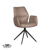 Eetkamerstoel Mellow | Taupe Microvezel