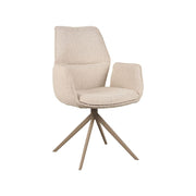 Eetkamerstoel Mellow | Naturel Bouclé | Magazijn leegverkoop