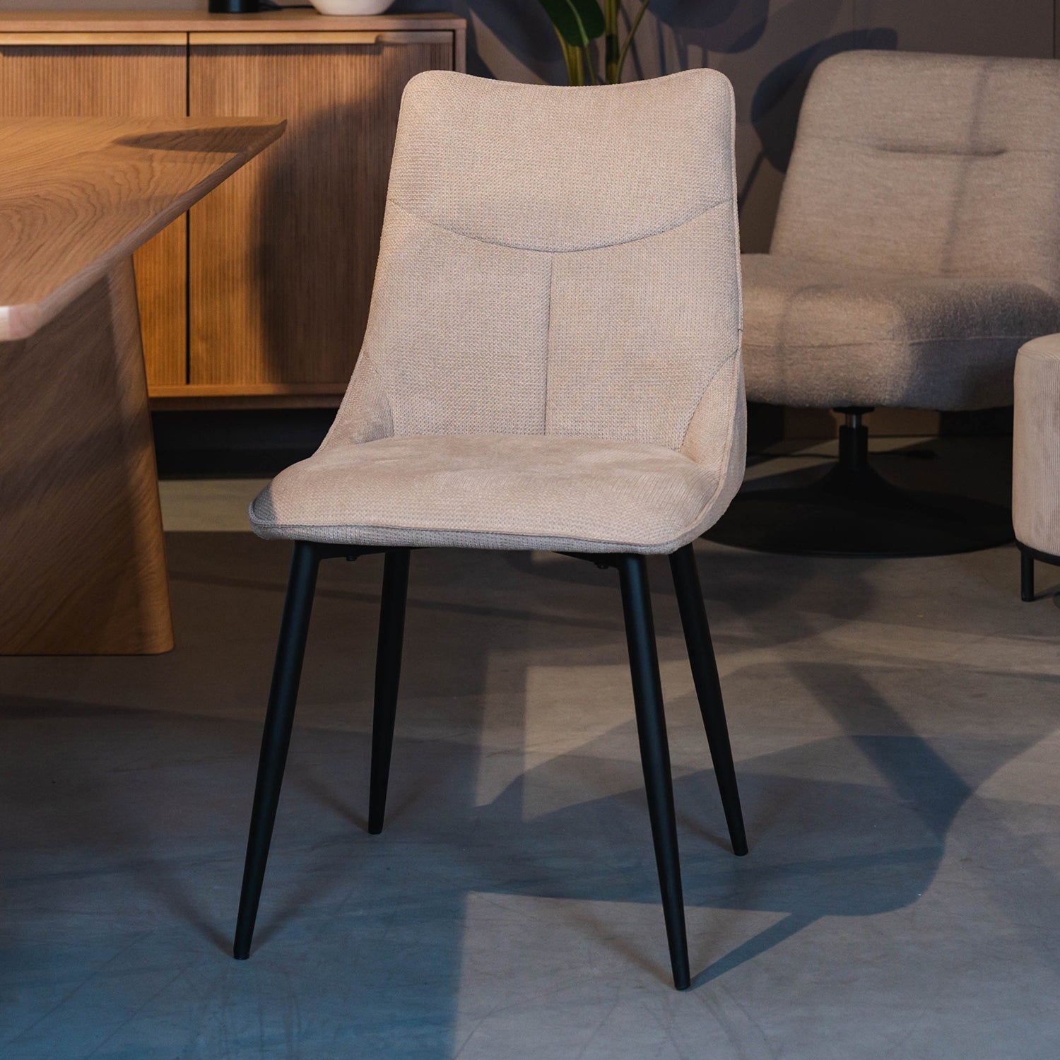 Eetkamerstoel Riv | Naturel Cato | Magazijn leegverkoop