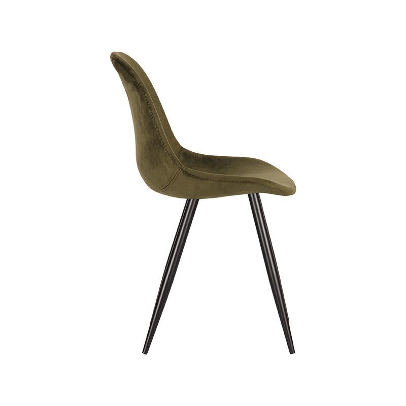 Eetkamerstoel Capri | Groen Velvet