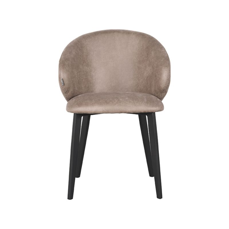 Eetkamerstoel Logan | Taupe Micro Suède