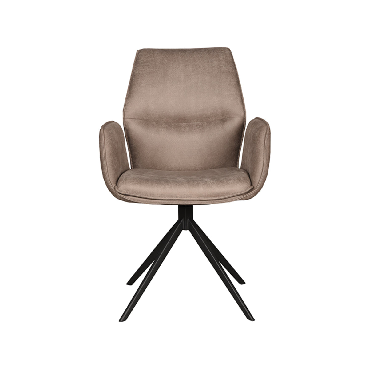 Eetkamerstoel Mellow | Taupe Microvezel