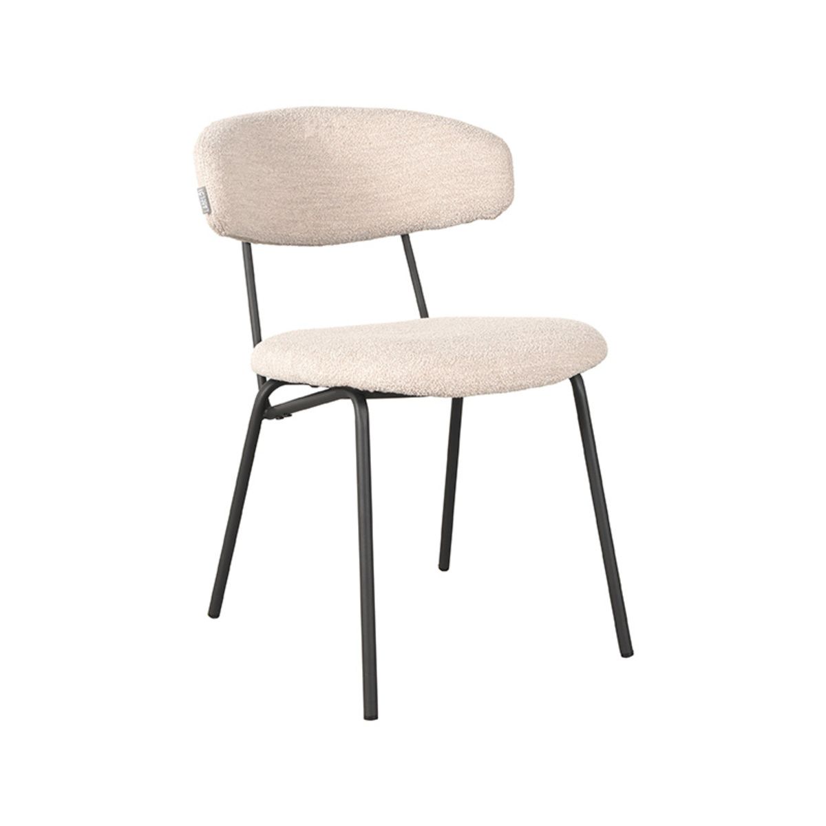Eetkamerstoel Zack | Naturel Bouclé
