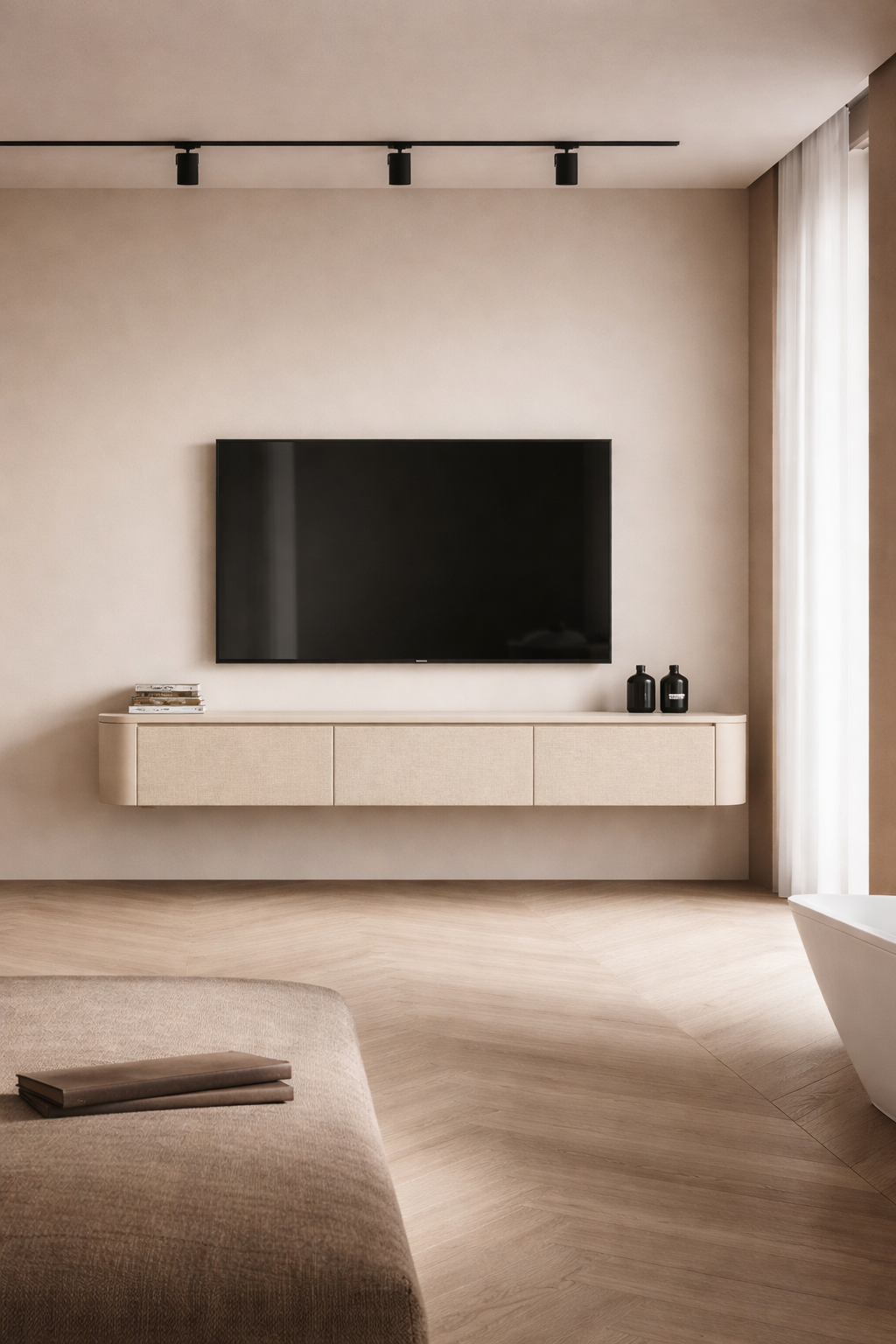 Japandi Tv Meubel Beige X Linnen
