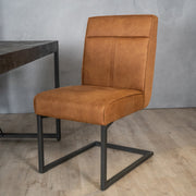 Eetkamerstoel Yuri Cognac | Magazijn leegverkoop