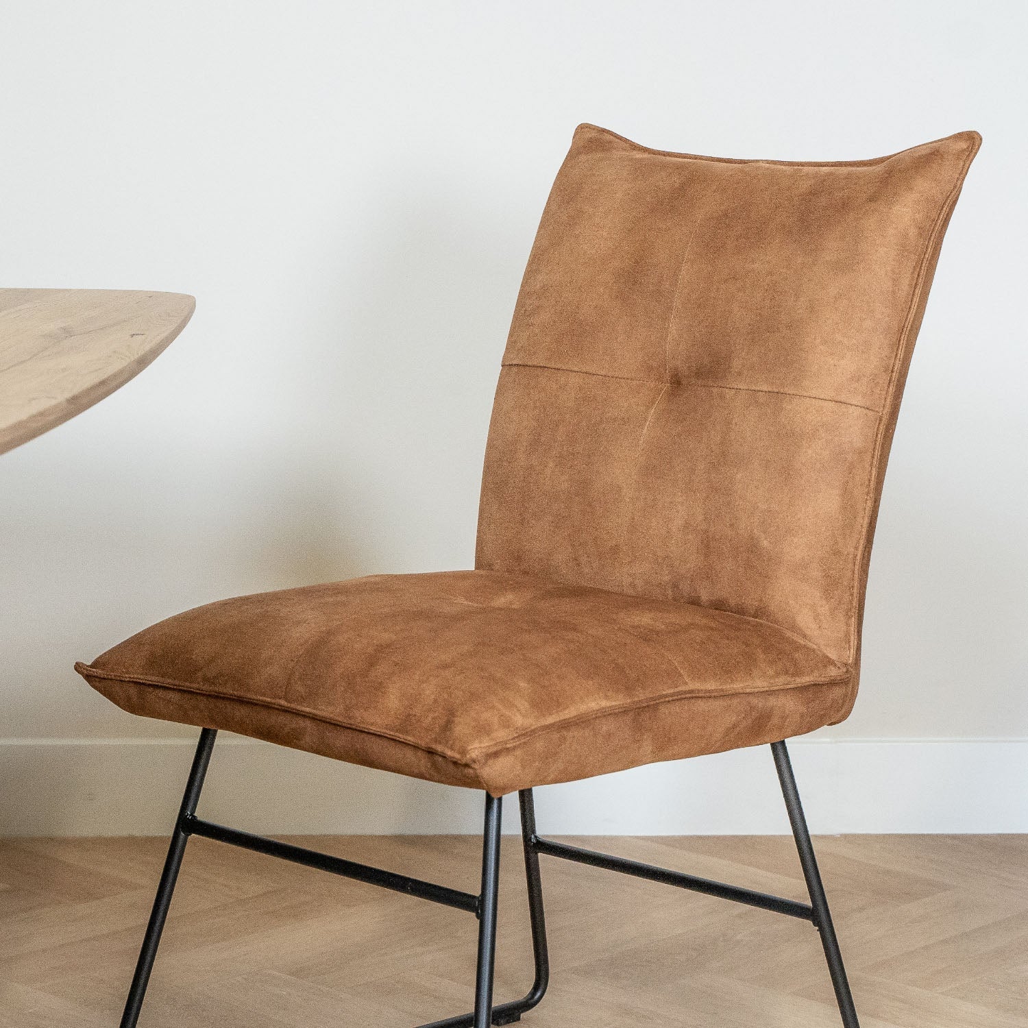 Eetkamerstoel Ivo Clyde Cognac | Magazijn leegverkoop