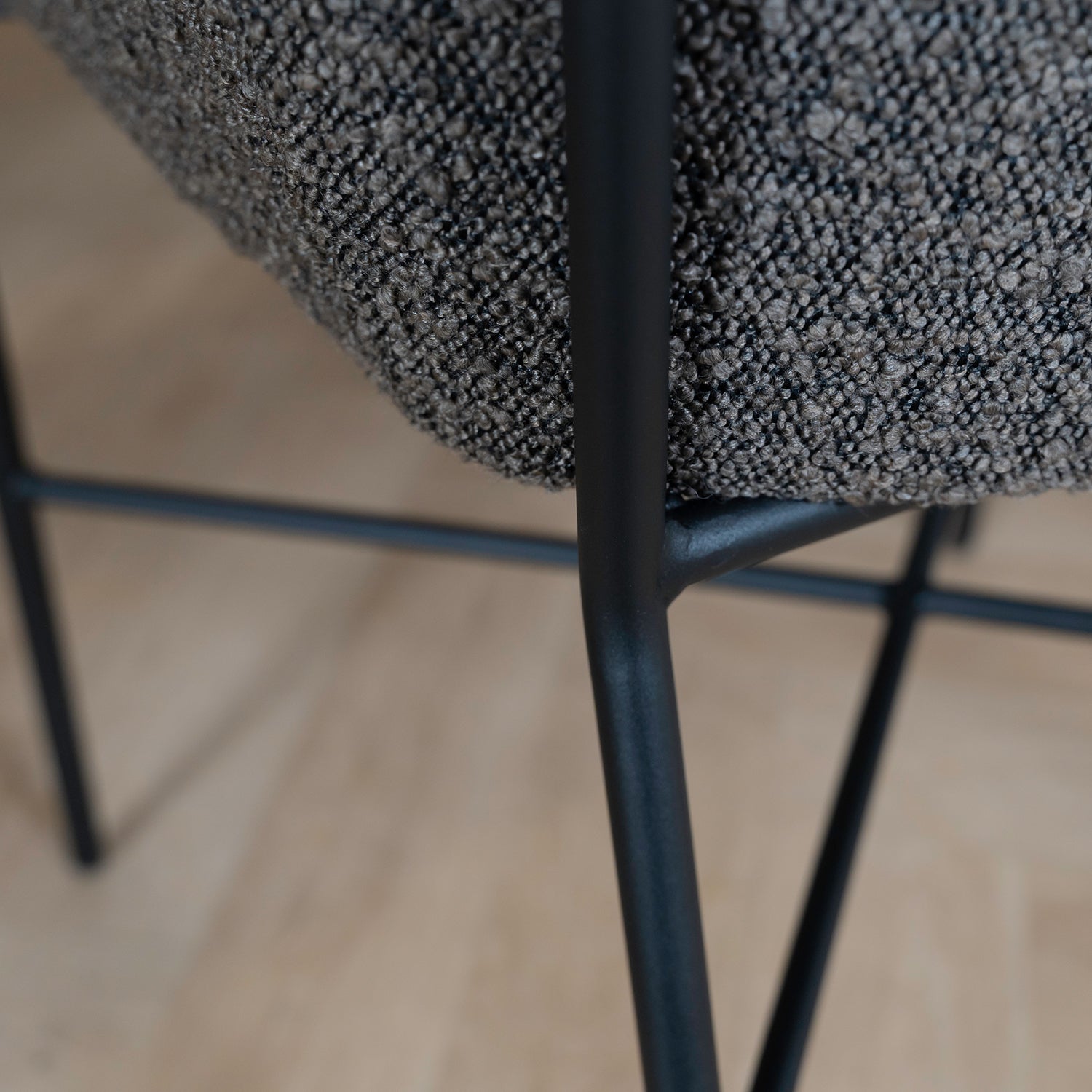 Eetkamerstoel Argos | Pearl Bouclé | Magazijn leegverkoop