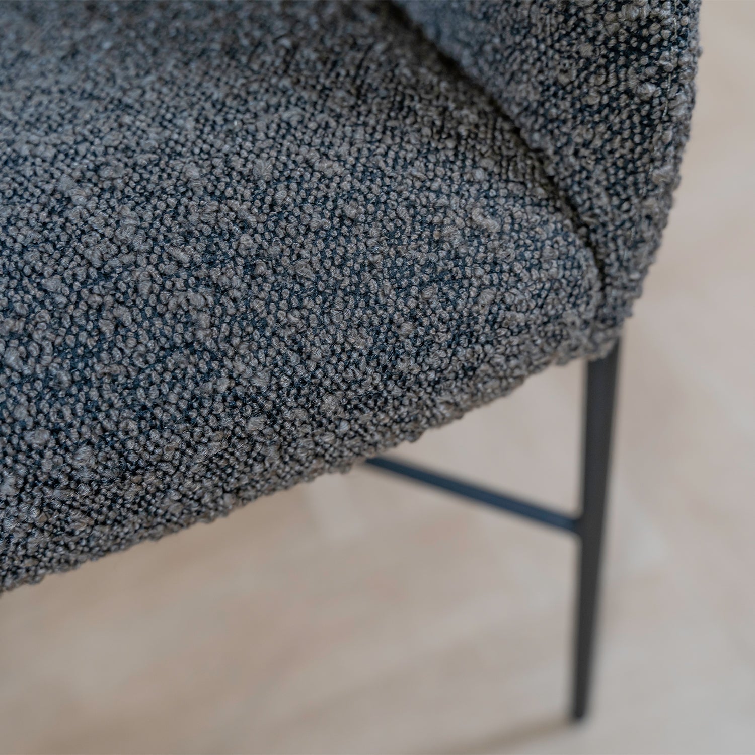 Eetkamerstoel Argos | Pearl Bouclé | Magazijn leegverkoop
