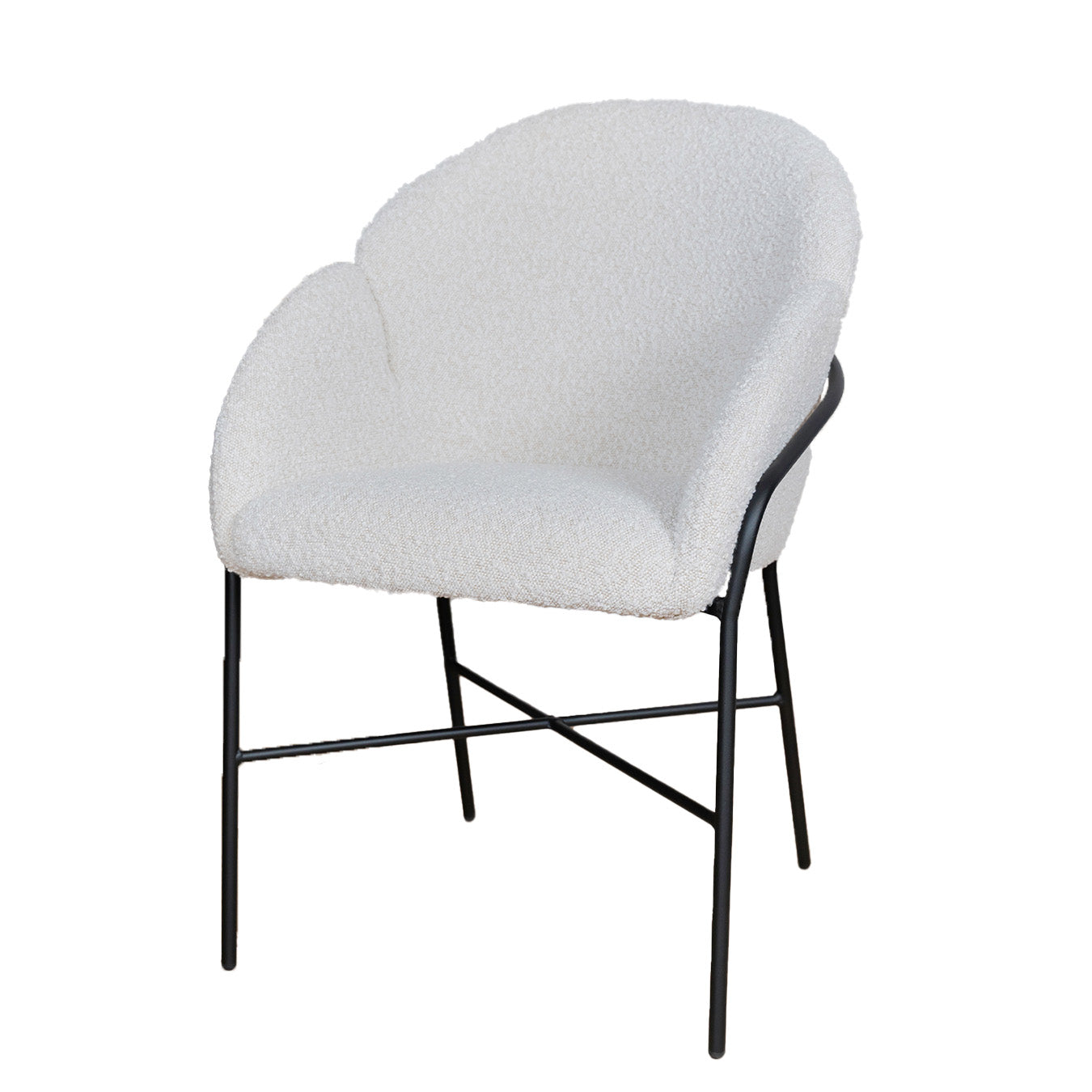 Eetkamerstoel Argos | Pearl Bouclé | Magazijn leegverkoop