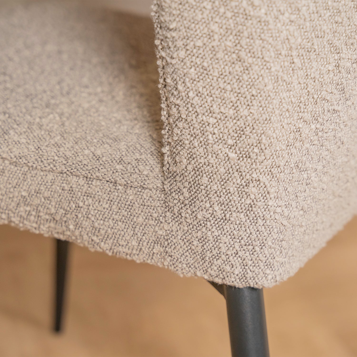 Eetkamerstoel Fourty | Toffee Bouclé