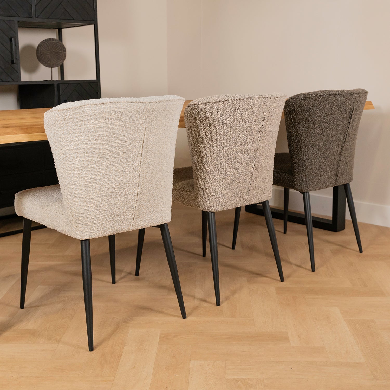 Eetkamerstoel Fourty | Mouse Bouclé