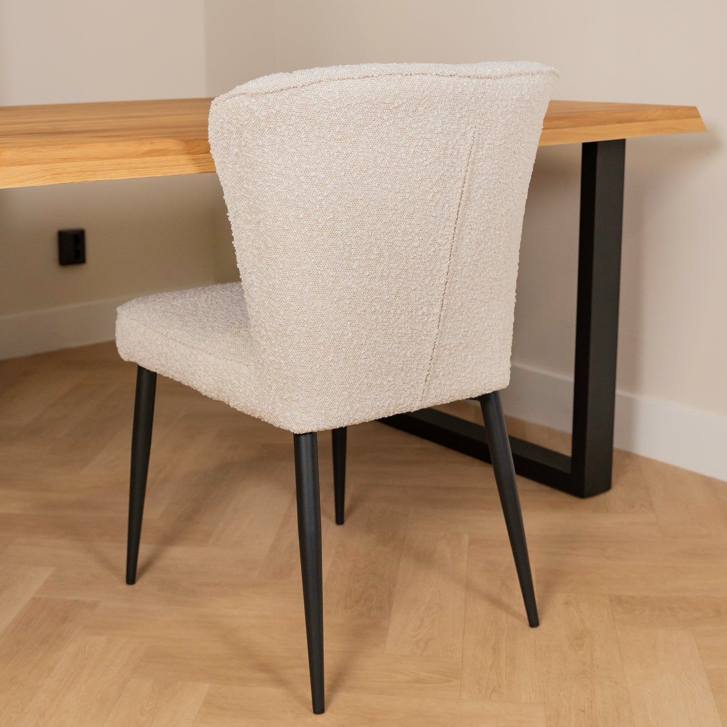 Eetkamerstoel Fourty | Pearl Bouclé