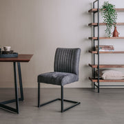 Eetkamerstoel Ferro | Microvezel Antraciet