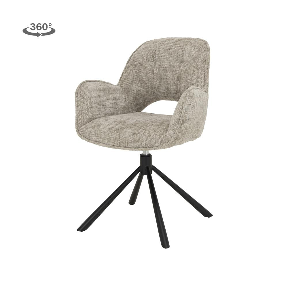 Eetkamerstoel Isola | Beige Stof