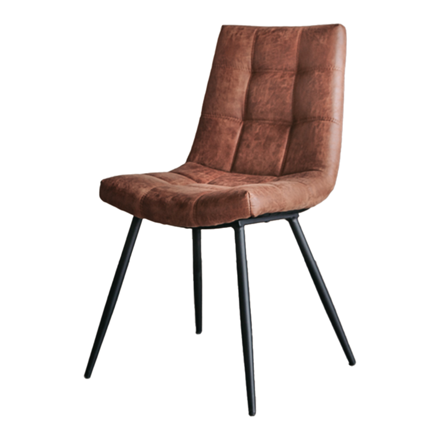 Eetkamerstoel Navarra | Fabric T - Cognac