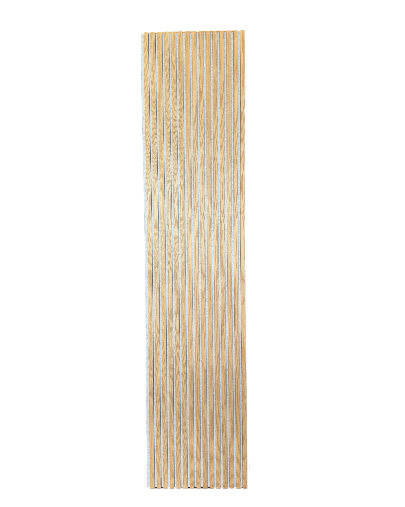 Akoestische wandpanelen - Eiken met wit vilt - 270x60cm