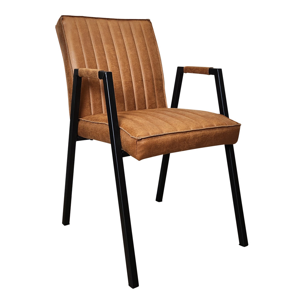 Eetkamerstoel Tivoli met arm | Cognac
