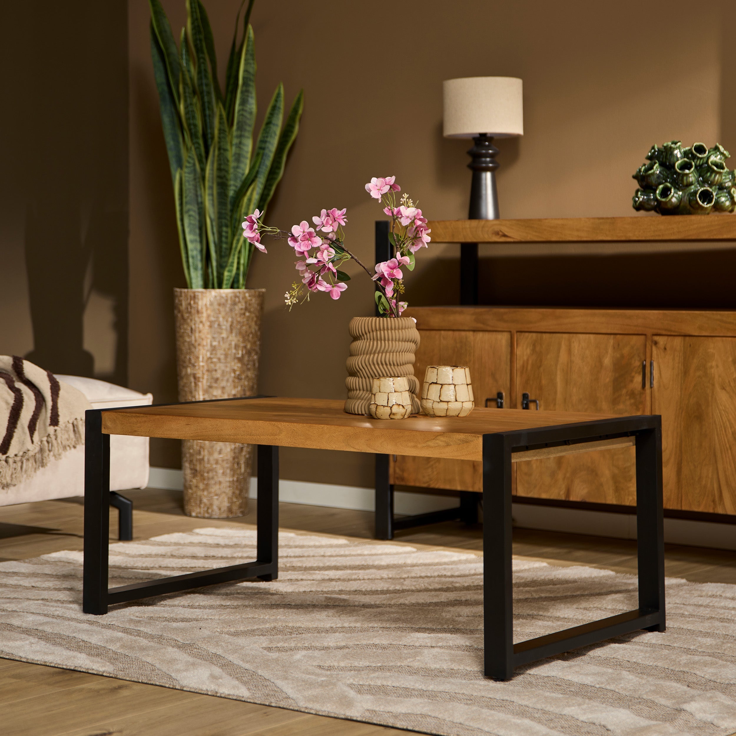Salontafel Britt | Single | Warm Mangohout | Uitlopend