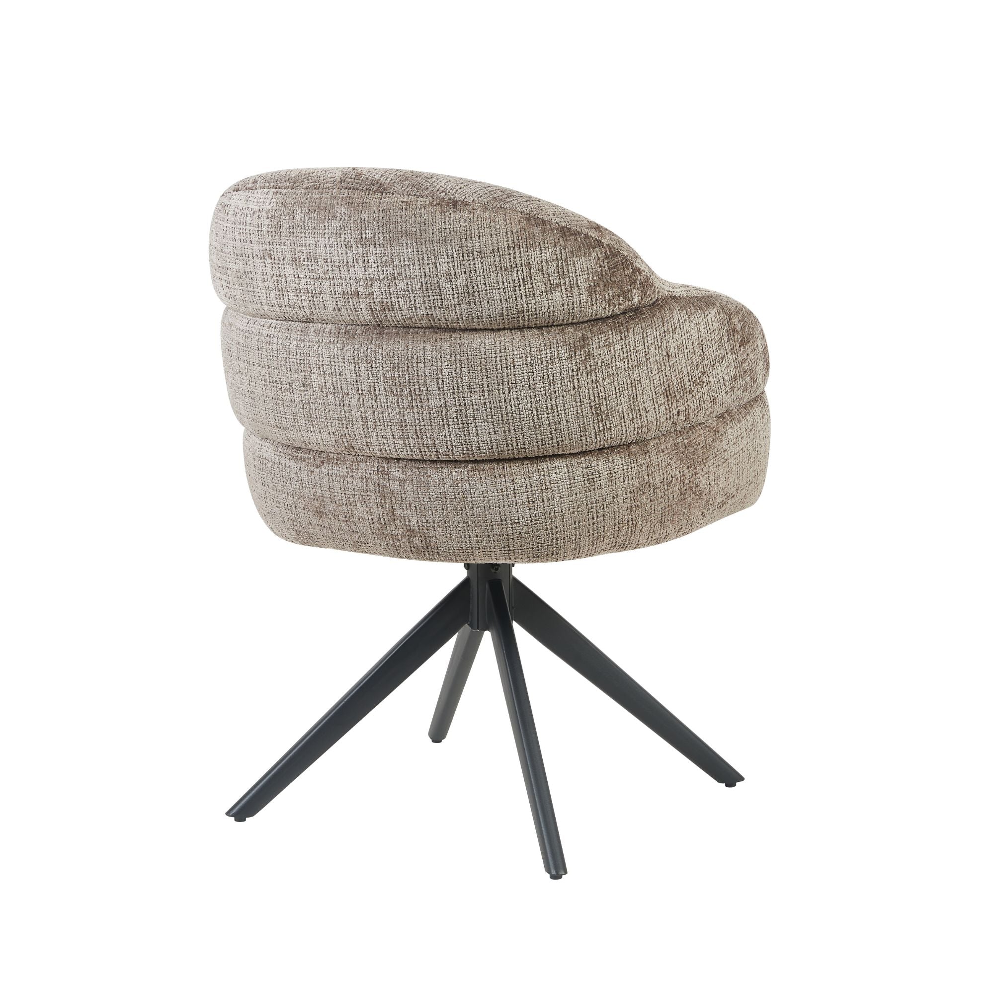 Eetkamerstoel Bella | Clay Cremona | Onderstel Black