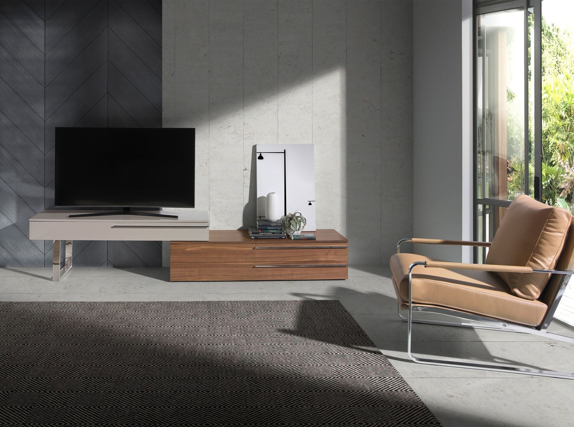 Japandi Fauteuil Sandika ™ ~ Bruin