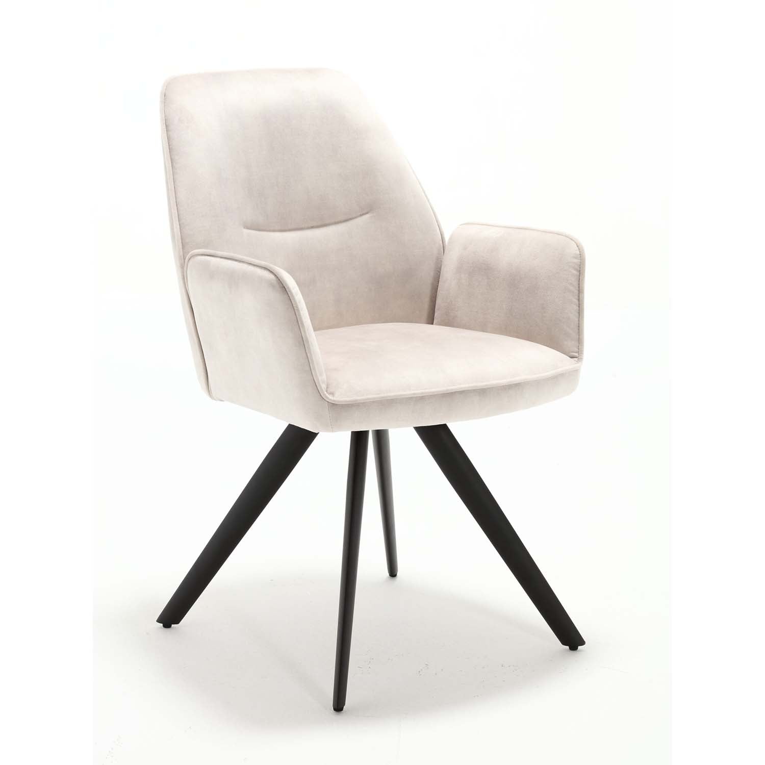 Eetkamerstoel Nova | Champagne Velvet | Magazijn leegverkoop