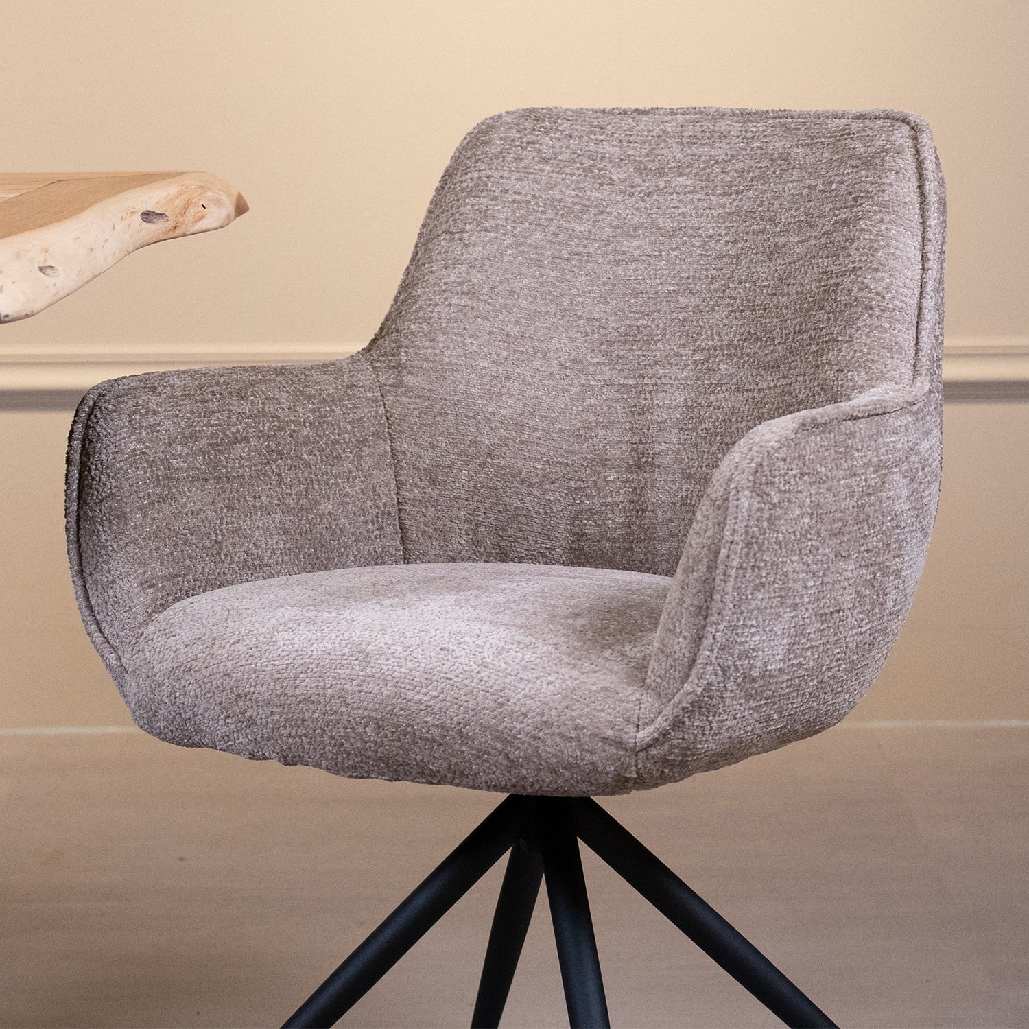 Eetkamerstoel Fondo | Taupe | Magazijn leegverkoop