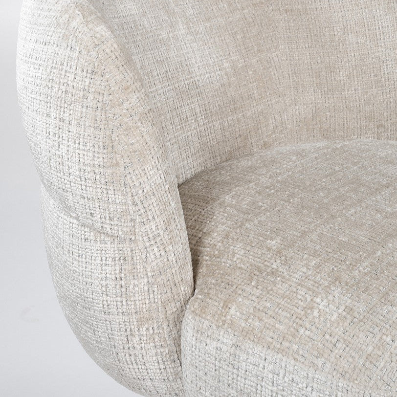 JLo eetkamerstoel | Taupe Stof